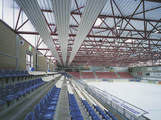 ice sports hall, Küssnacht, Switzerland, Reference, Cover, sound absorption (perforated)