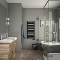 Zehnder Zeta, black matt , bathroom, ART1E-120-050