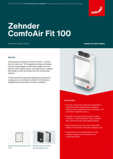 Zehnder_CSY-_ComfoAir Fit 100_TES149_SI-en